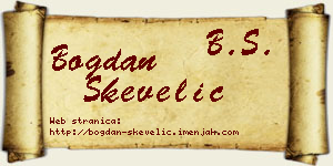 Bogdan Skevelić vizit kartica